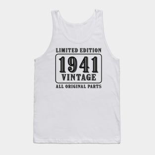 All original parts vintage 1941 limited edition birthday Tank Top